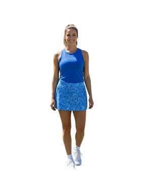 T by Talbots Size XL Blue Skort with Zippered Pockets